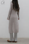 SWAYING/KNIT Mohair Slim Long Cardigan SW22AW1T83 Light Grey PS53